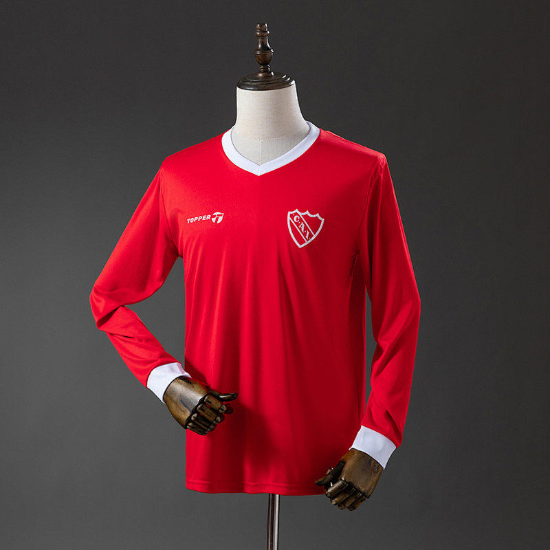 Independiente 82-85 Home Long Sleeve Retro Jersey S-XXL